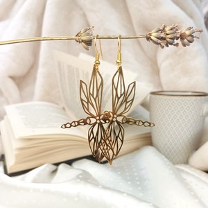 Boho Dragonfly Dainty Dangle Drop Earrings Cool Statement Dragonfly Earrings Jewelry Gold Filled Bug Earrings