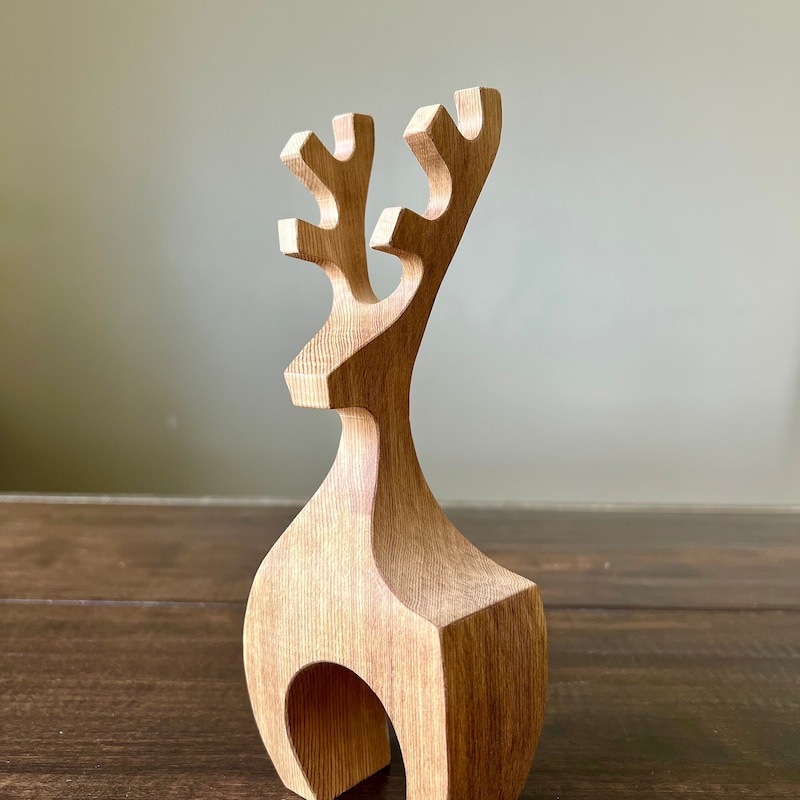 Wood Reindeer Pattern Etsy