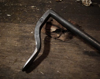 Werkstückniederhalter für 19-20 mm - 3/4" Loch | Bankhaken | handgeschmiedet | Holdfast