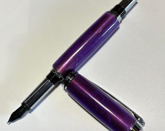 Resin fountain pen