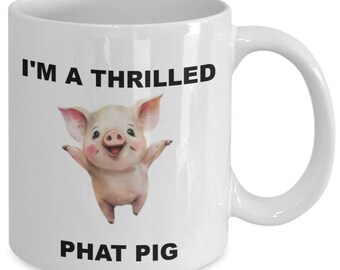 A thrilled phat pig