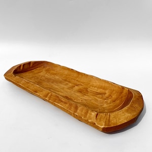 Small Wooden Bowl, Carved Bowls for New Home, Wood Fruit Dough Bowl, Rustic Wood Dish