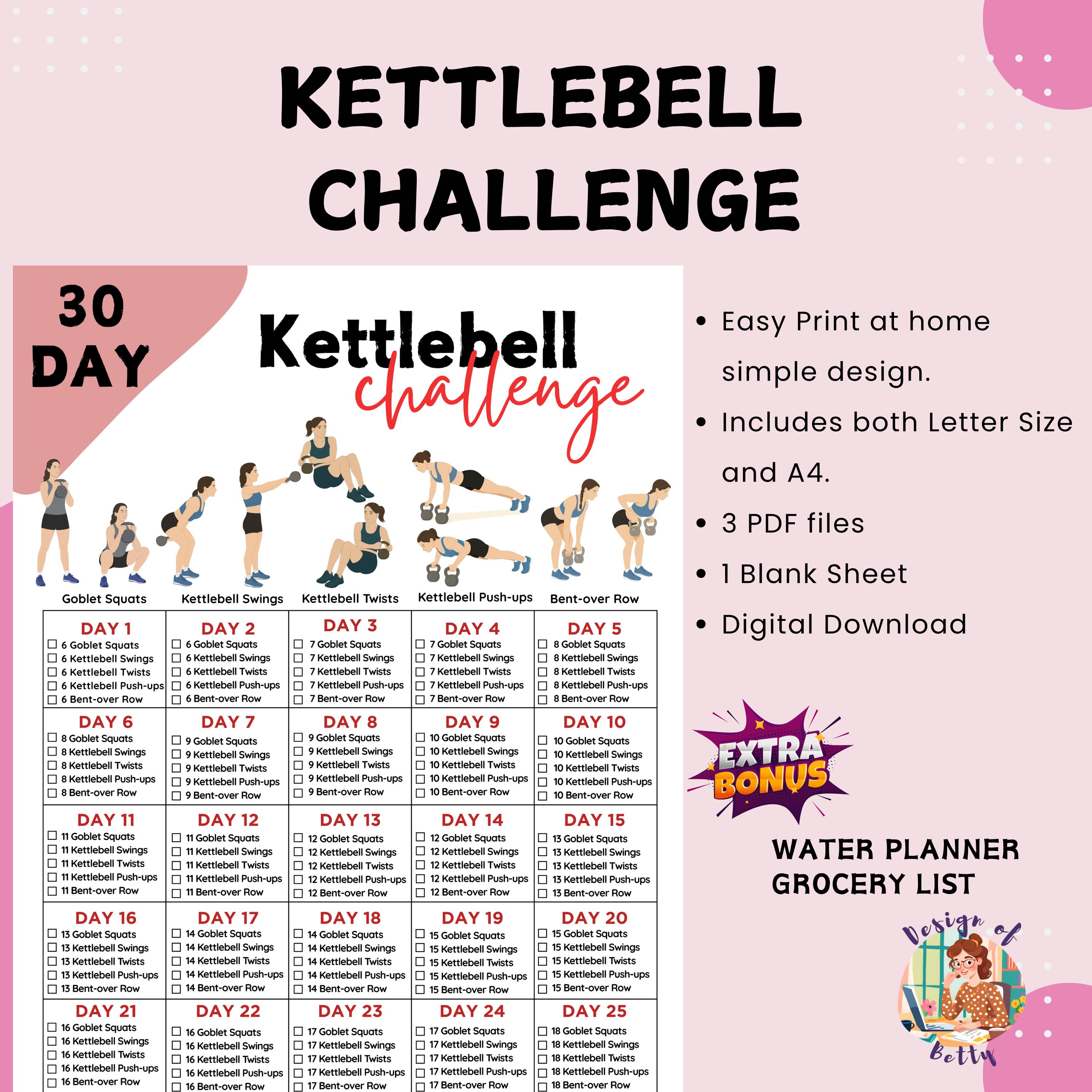 Kettlebell Fitness Planner