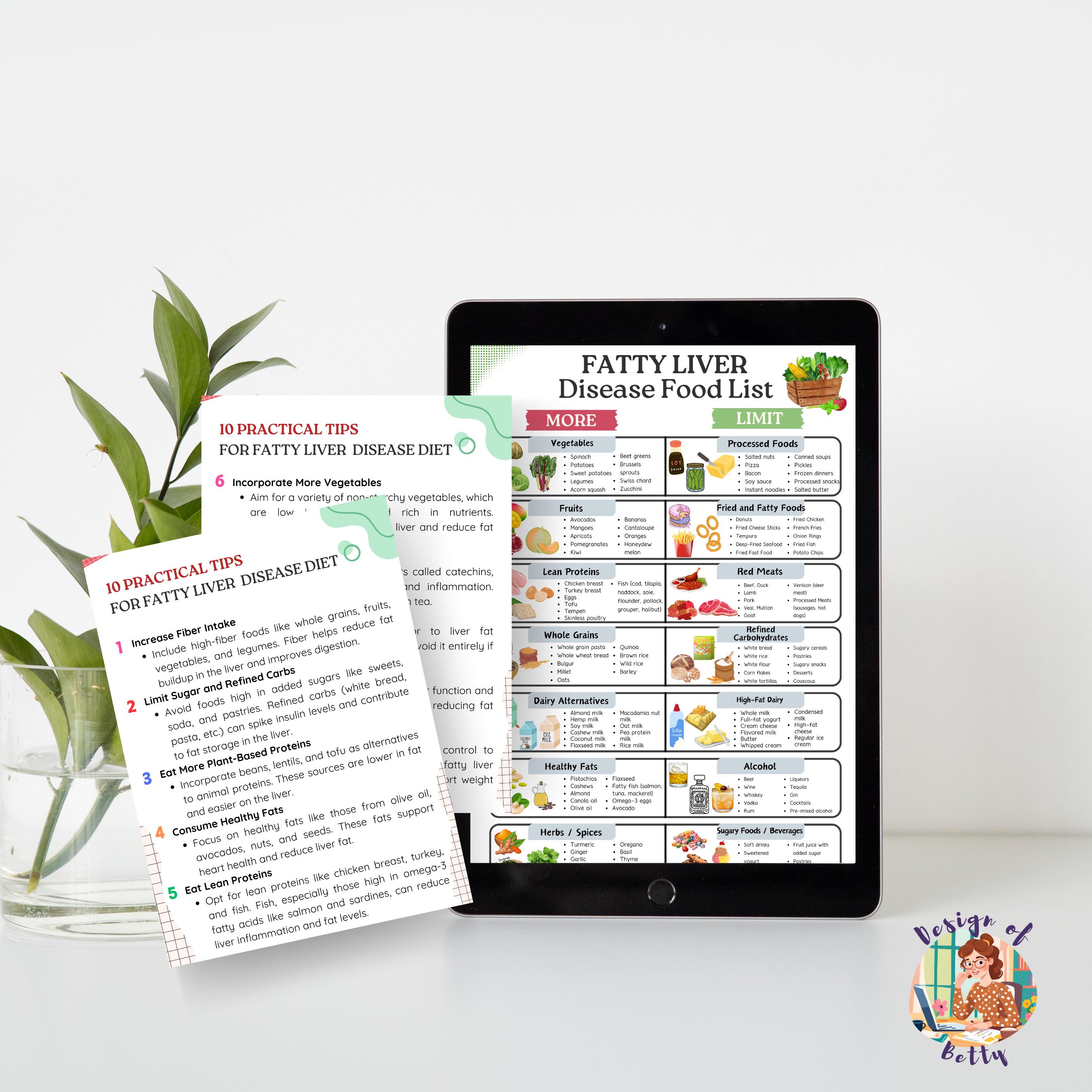 fatty-liver-disease-meal-chart-and-food-list-low-fat-and-low-sugar
