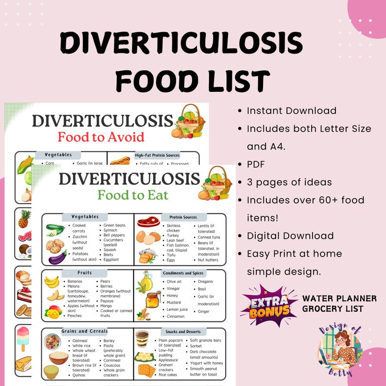 Diverticulitis Food List Foods to Avoid With Diverticulitis