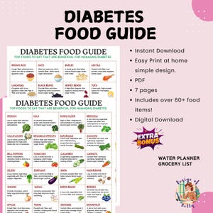 Diabetic Snack Ideas, Diabetic Snack Food List, Diabetes Snacks to Eat, Diabetes Meal Plan - PDF - Low Sugar, Low Carb Snack Recipes