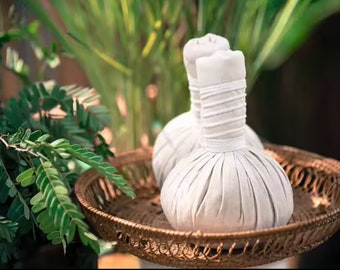 Balle de compresse de massage avec hot bag traditionnel thaïlande