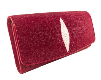 スティングレー 3つ折り 財布 長財布 ピンク レッド 【公式通販】