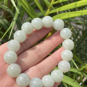 Burmese Jade Bracelet  13 mm Jade Premium Grade Jadeite Type A