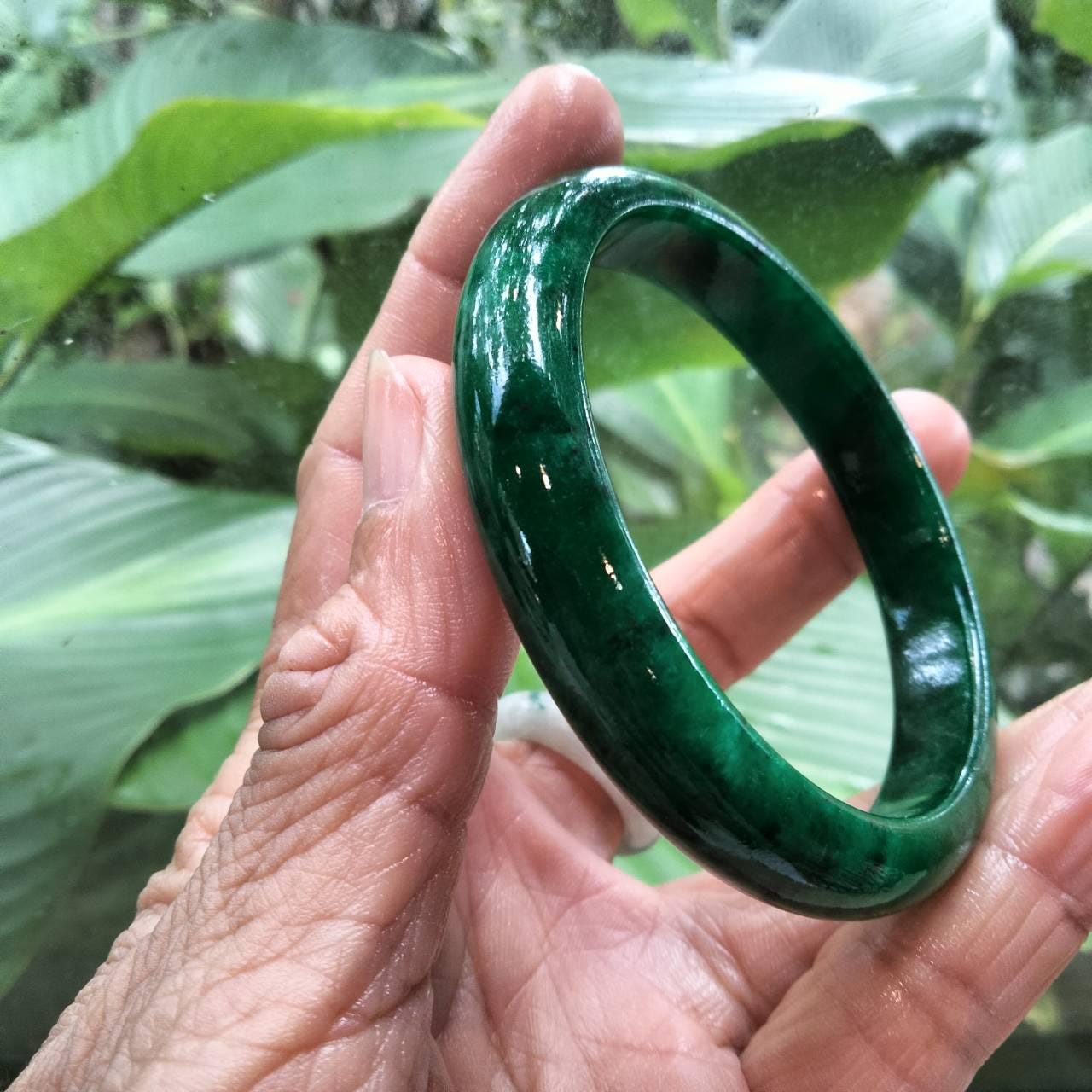 翡翠製 緑色 バングル 本物の翡翠のバングル - Etsy 日本