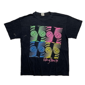 Vintage 80er Rolling Stones das Nordamerika Tournee-T-Shirt 1989