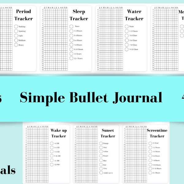 Bullet Journal Pdf - Etsy