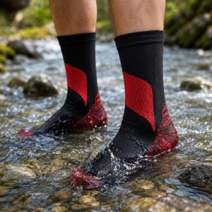 Chaussettes de randonnée imperméables | Chaussettes thermiques respirantes pour l'extérieur | Chaussettes de ski | Chaussettes de trekking | Camping et sports d'hiver | Unisexe