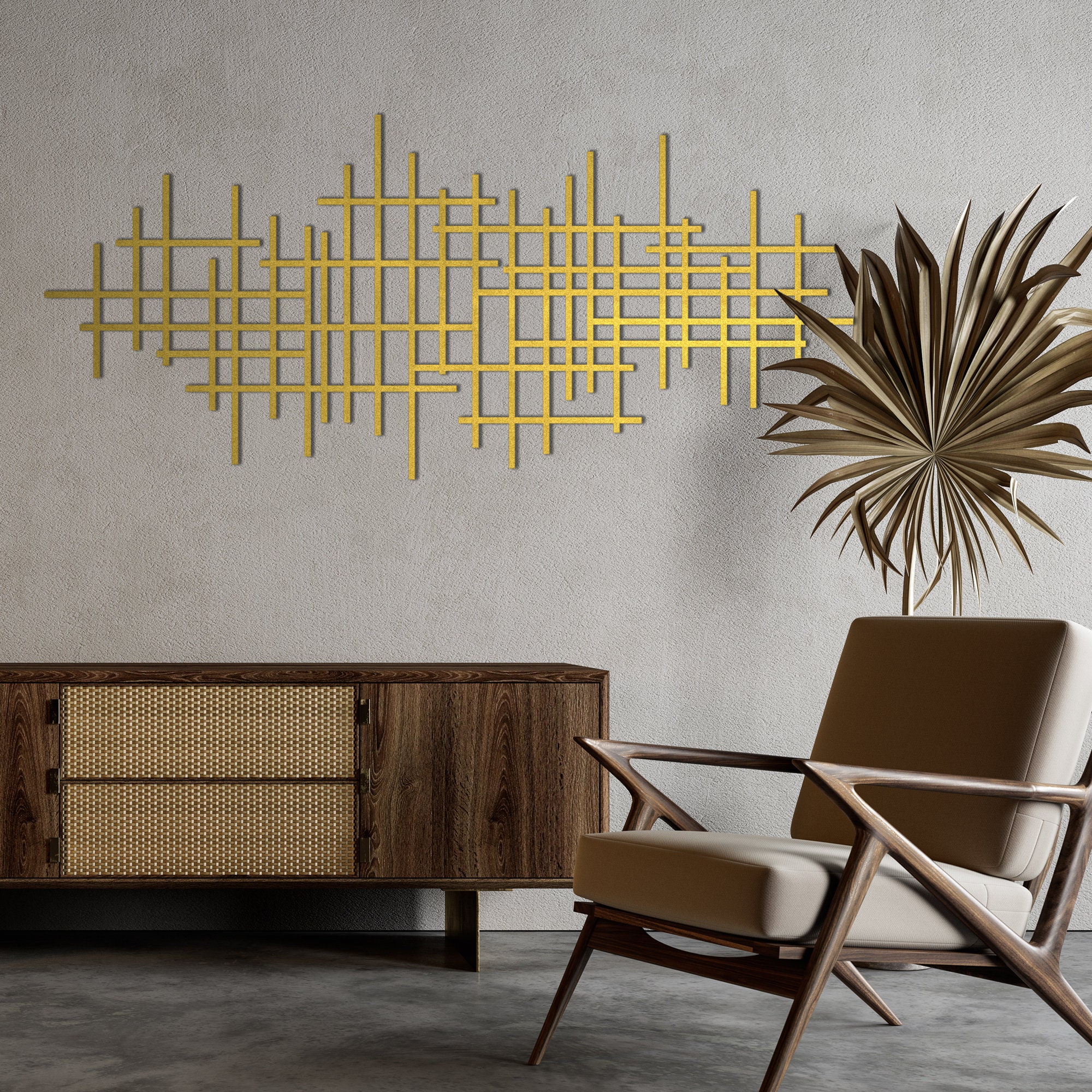 Curated visual reference: Fresh Look at Minimalist Metal Wall Decor Geometric Metal Wall Art Abstract Line