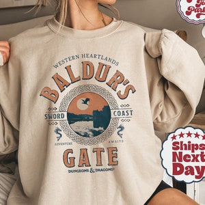 Baldurs Gate 3 Adventure Awaits Sweatshirt, Gift For Gamers, Astarion BG3 T-Shirt, Astarion High Elf Shirt, Astarion Bulders, Video Game Tee