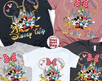 Custom Disney Shirt, Disney Trip Matching Family Vacation Tee, Personalized Disney Birthday Family Tee, 2026 Disney Matching Tee
