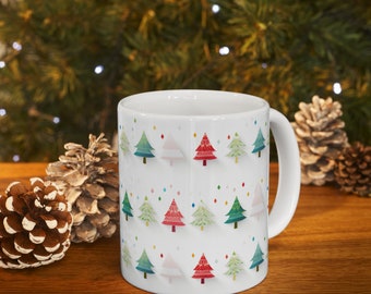 Christmas Tree Mug | Festive Holiday Coffee Mug