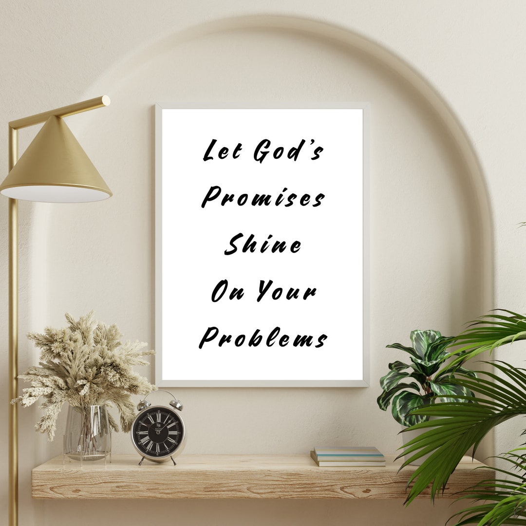 Printable Wall Art Inspirational Quotes Wall Decor Christian Quotes