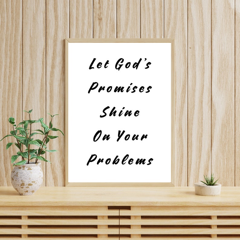 Printable Wall Art Inspirational Quotes Wall Decor Christian Quotes