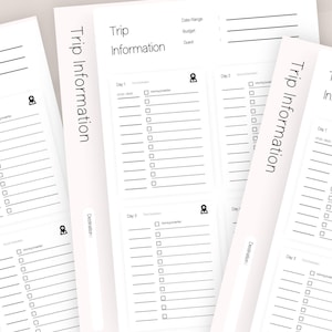 Itinéraire de voyage pour enregistrer le jour, l'heure et les activités pour créer un journal de voyage personnalisé, en veillant à ne laisser aucun souvenir de côté, planifier