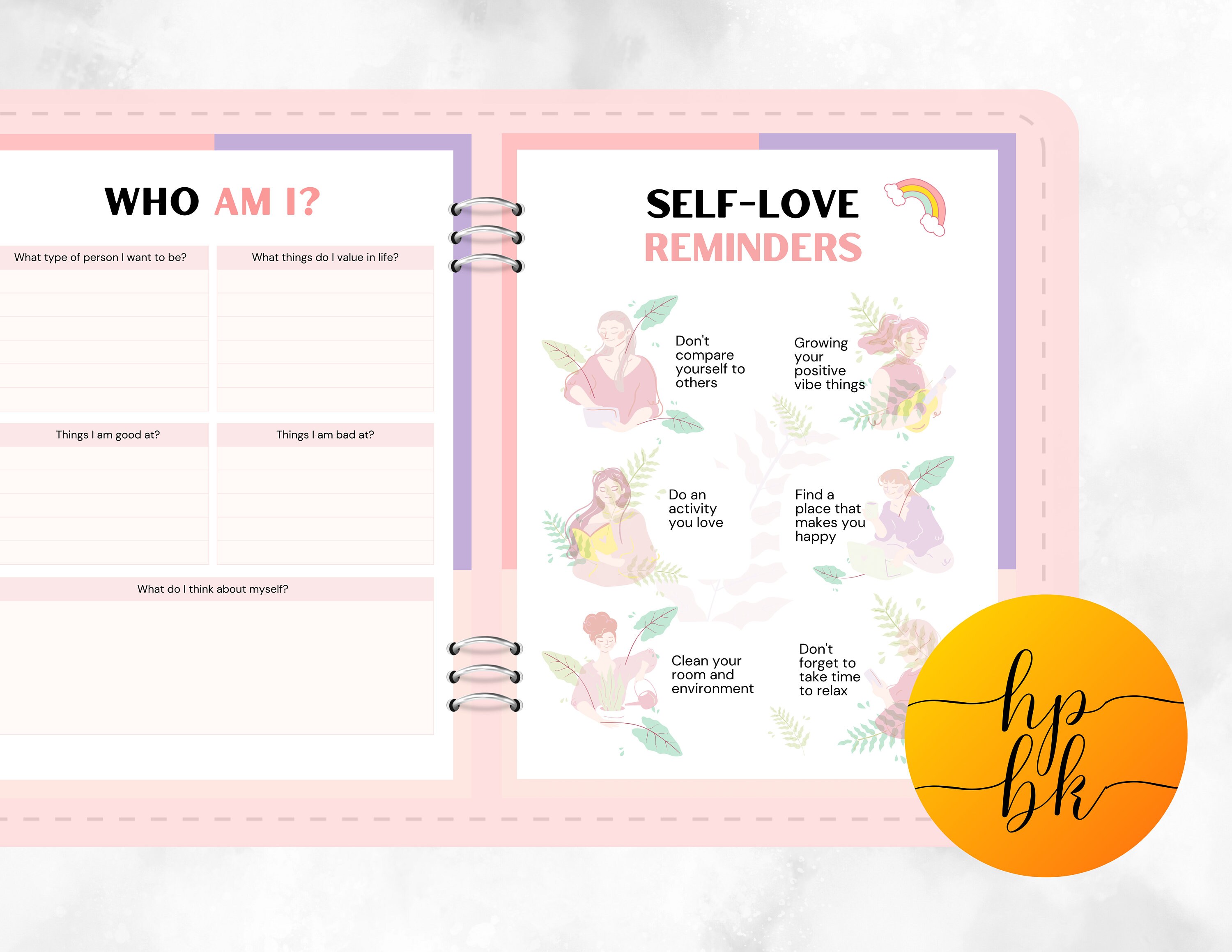 Beautiful You Journal: A Self Love Notebook - iluakrl