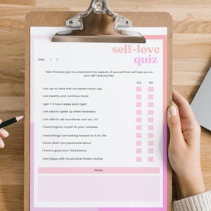 PLR / Resell Self Love Journal, Printable and Editable Template, Self ...