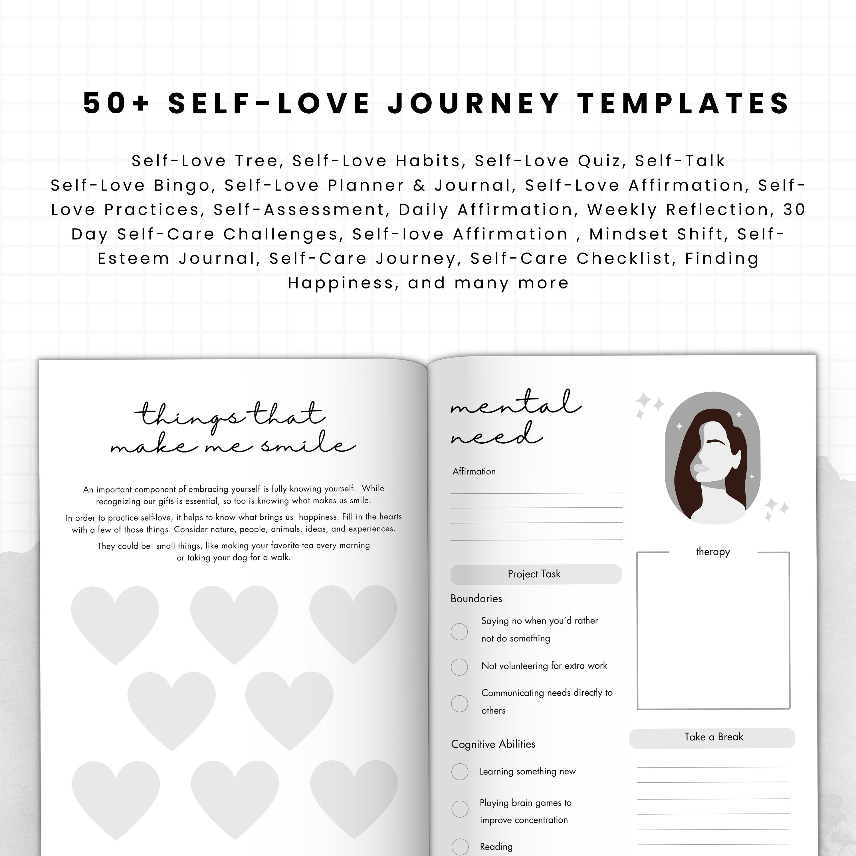 Beautiful You Journal: A Self Love Notebook - 3x1mdmd