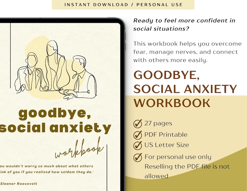 Goodbye, Social Anxiety Workbook