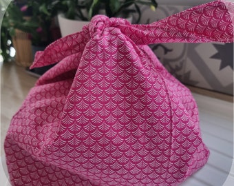 Borsa termica per il pranzo in stile Furoshiki