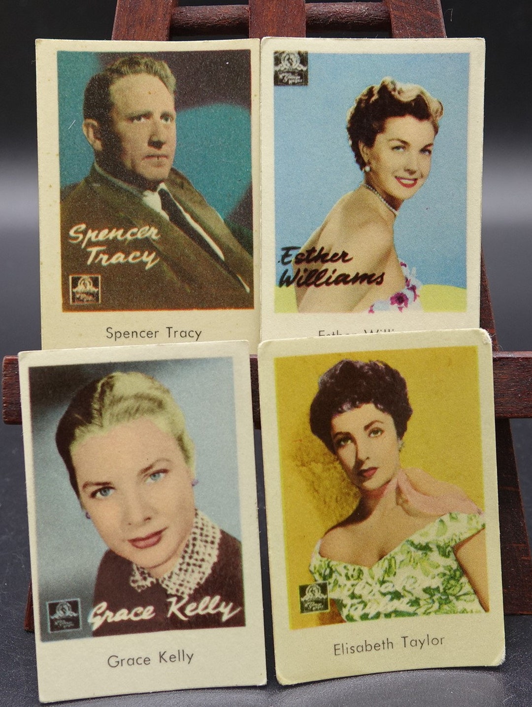 Set of Vintage Trading Cards 1950s MGM Cards 1950s With Etsy