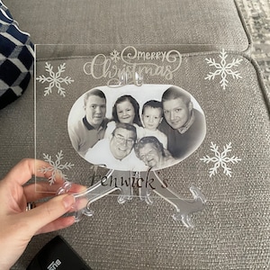 Sinal de Natal familiar personalizado