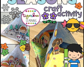 Seasons Diorama Craftivity | Seasons of the year craft activity