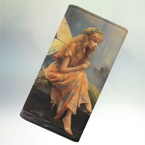 Forest Fairy Wallet – Cottagecore Clutch – Nature Fairycore Purse – Vegan Leather Accessory
