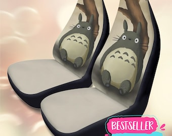 Totoro&#39;s Enchanting Ride: Anime-Inspired Car Seat Covers for the Studio Ultimate Ghibli Fan