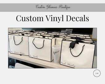 Benutzerdefinierte Vinyl Aufkleber - Personalisierte Cricut permanent Vinyl
