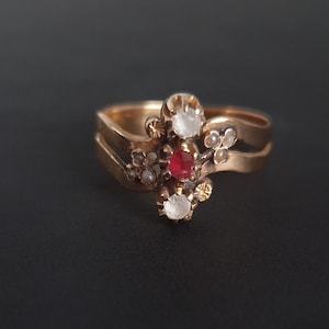 Antique Victorian Ring 18k Rose Gold