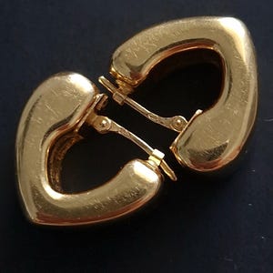 18k yellow gold earrings