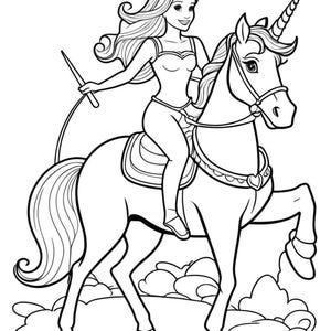 Libro para colorear de unicornios para niños de 3 a 8 años - 50 diseños mágicos y divertidos imagen 2