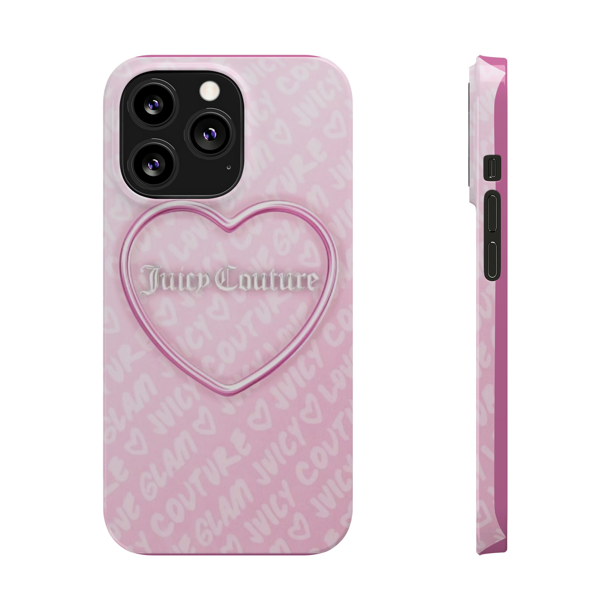 Cute Pink Y2K Juicy Couture Phone Case Etsy
