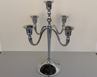 Candelabros De Metal Con 3 Para Bodas Y Decoración Elegante