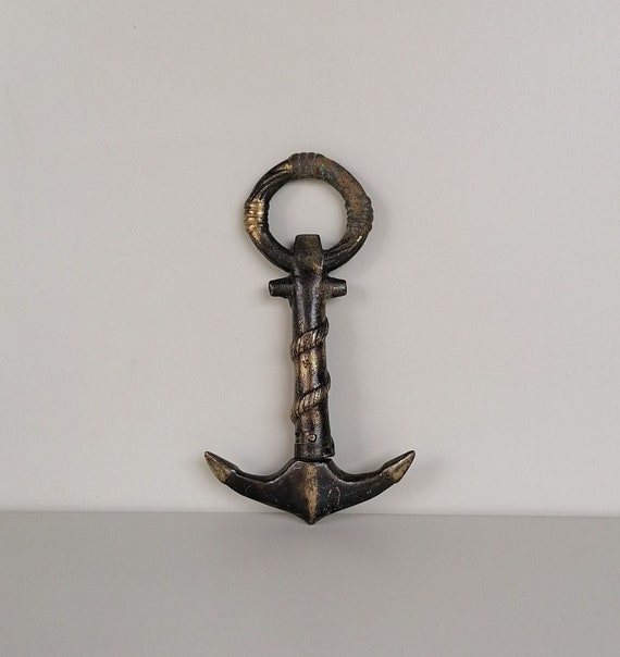 Solid Brass Ship's Anchor Wine/Beer Bottle Opener Solid Brass Ship's Anchor Wine/Beer Bottle Opener