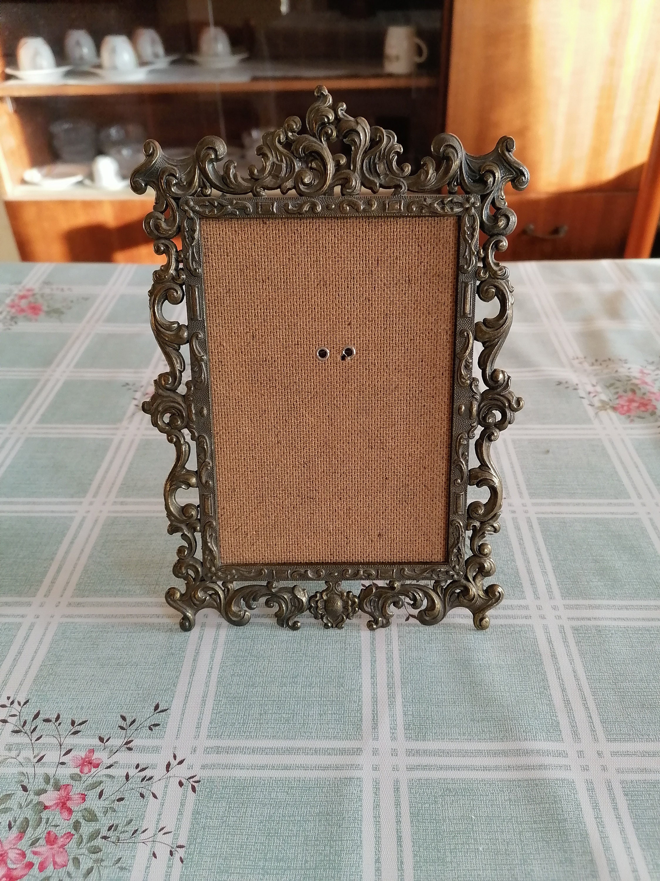 真鍮のアンティークフレーム　大型　イタリア製　フレームのみ　什器　ヴィンテージ 真鍮のアンティークフレーム 大型 イタリア製 フレームのみ 什器
