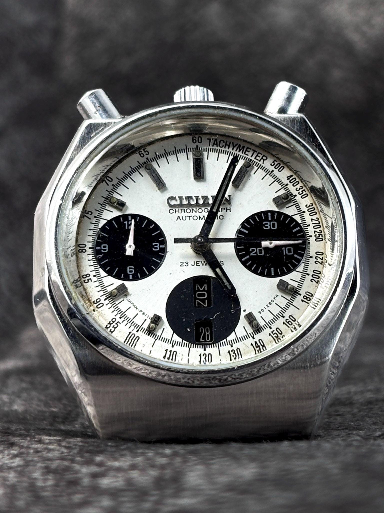 Citizen Bullhead Panda Chronograph Etsy Canada