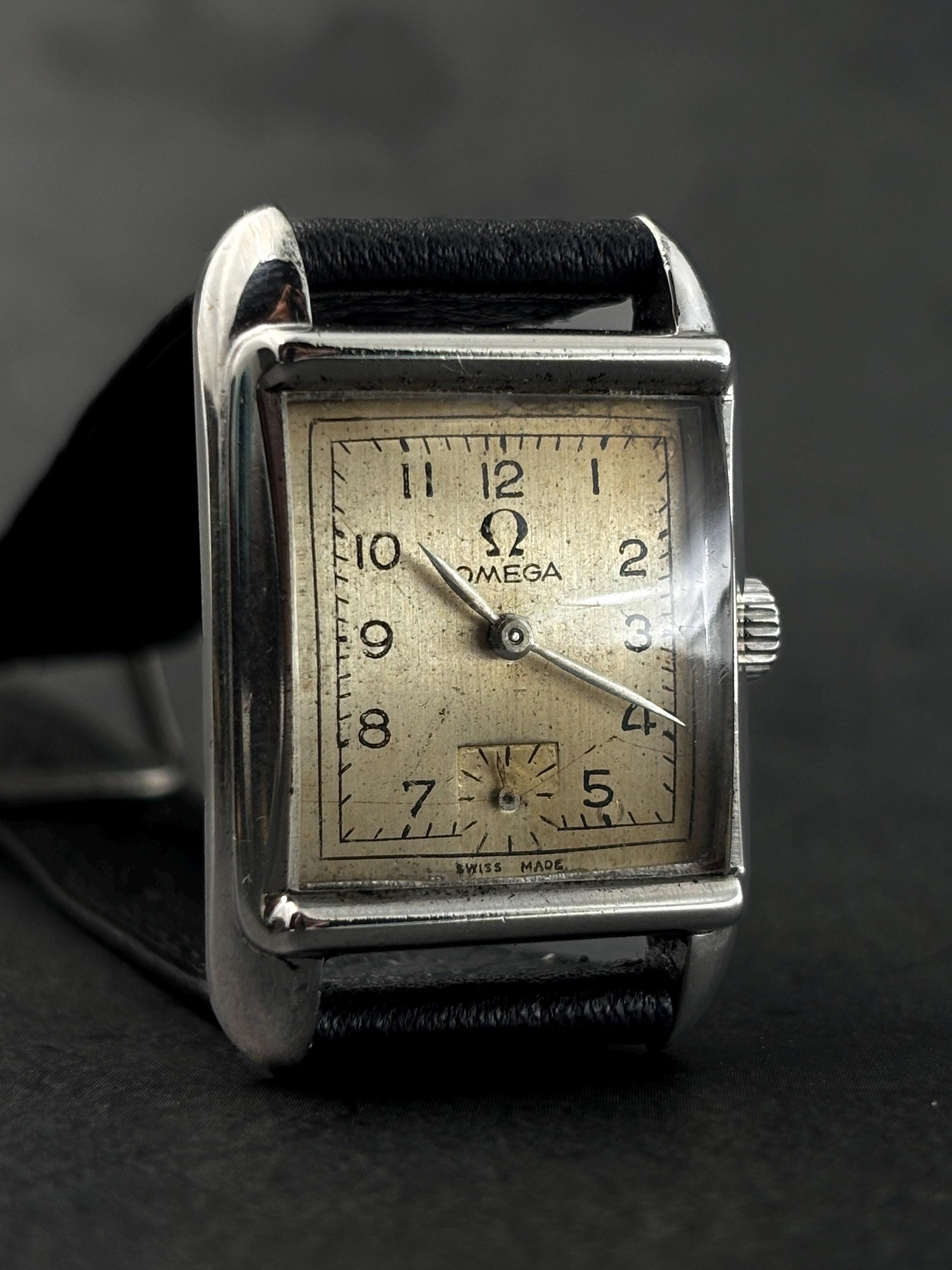 Omega Tank Wrist Watches - Etsy Omega Tank Wrist Watches - Etsy
