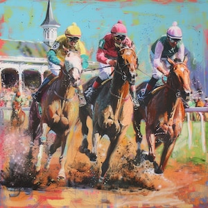 Kentucky Derby - Showdown Pastel Digital