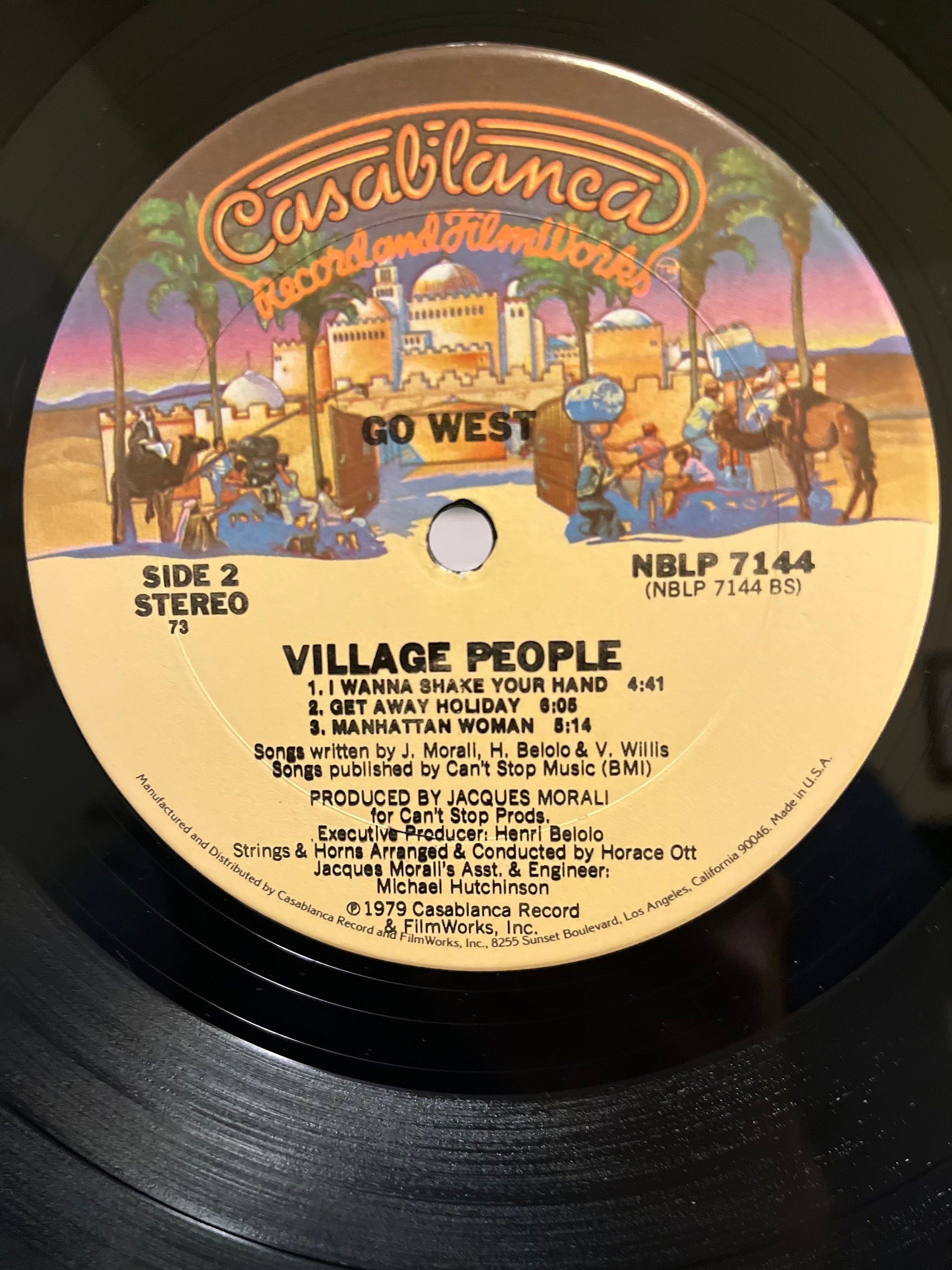 Village People - Go West (giant Poster Included) - Etsy