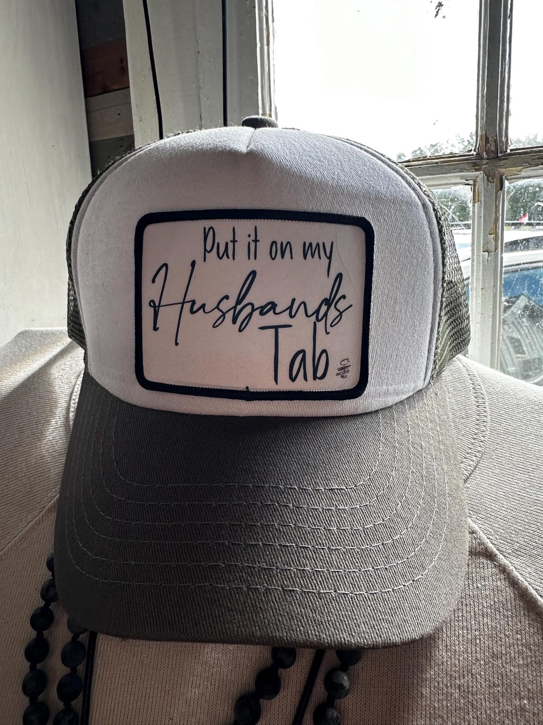 Put It on My Husbands Tab Hat - Etsy