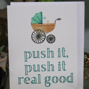 Push it Push it Good Grußkarte