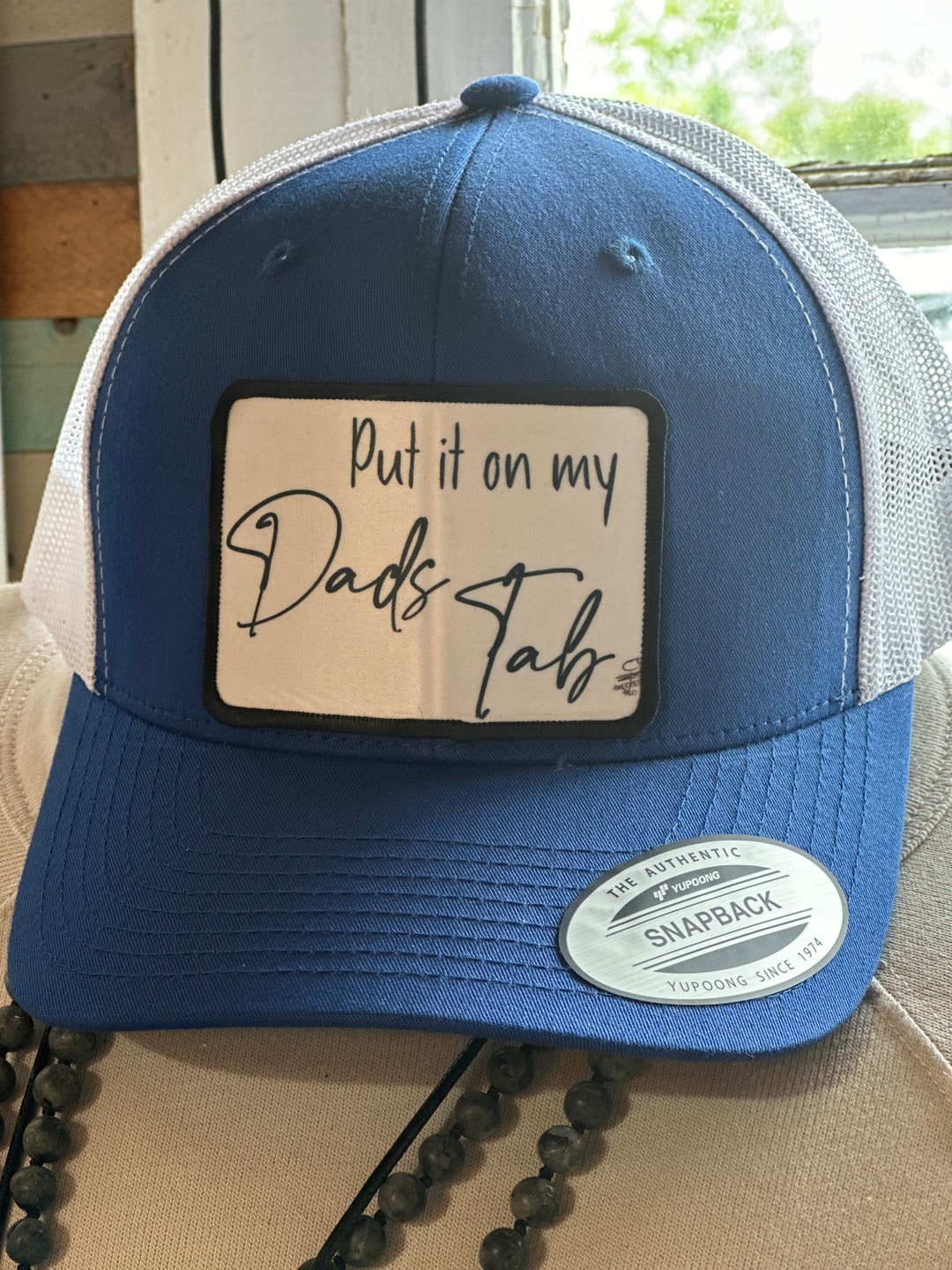 Put It On My Dads Tab Hat Funny Hats Adults Beer Baseball Hats For Men