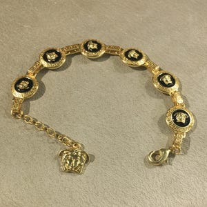 Vintage Versace brass bracelet